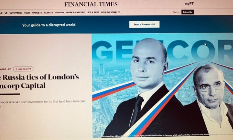 “Financial Times” гръмна с разкрития: Ето ги връзките на лондонската компания Gemcorp Capital с Русия