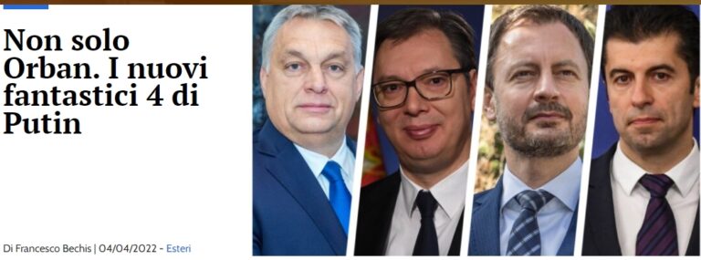 Позор за България: Не е само Орбан. Новата фантастична четворка на Путин включва и Кирил Петков
