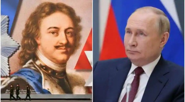 Изтрещяване: Владимир Путин се сравни с император Петър Велики