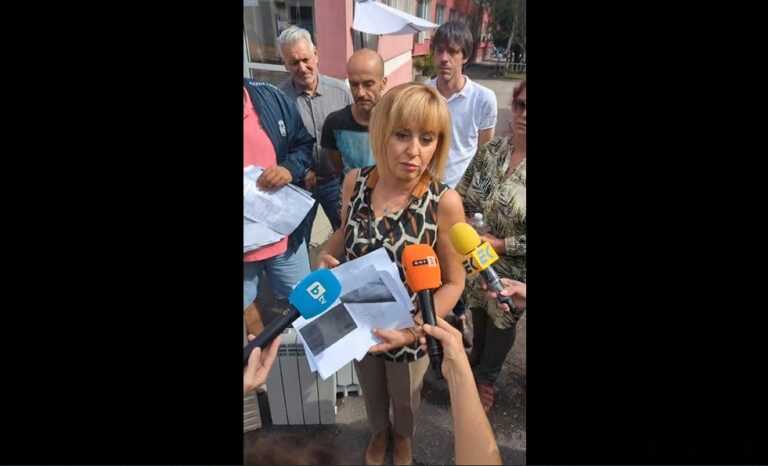 Мая Манолова спретна протест пред Топлофикация “София” ВИДЕО