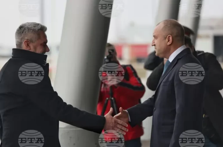 Радев посрещна австрийския канцлер Карл Нехамер на летище “Пловдив”, води го на границата с Турция