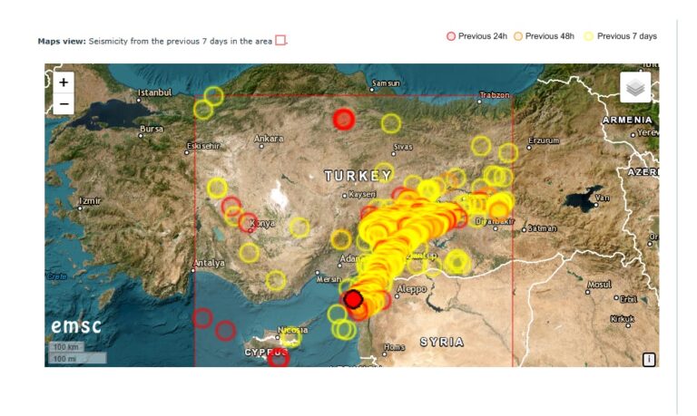 От последните минути: Силно земетресение удари централната част на Турция