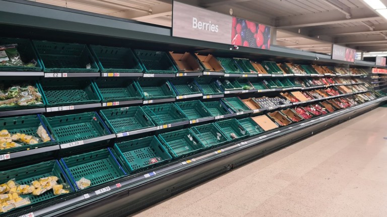Шок: До 2 чушки на клиент в британските супермаркети, рафтовете празни