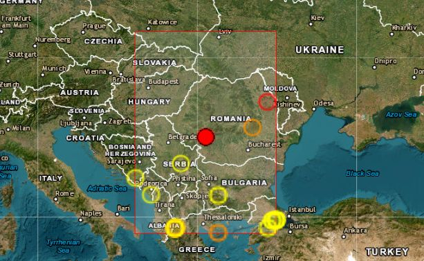Земетресение като експлозия разтресе Румъния, усетиха го и у нас СНИМКИ